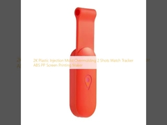 2K moule d'injection plastique surmoulage 2 coups de montre tracker ABS PP écran imprimante