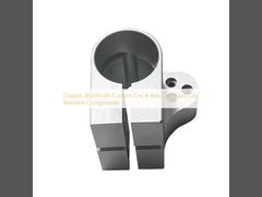 Composants faits sur commande en aluminium de cuivre de machine de commande numérique par ordinateur d'axe de la commande numérique par ordinateur 5 d'axe de la commande numérique par ordinateur 4