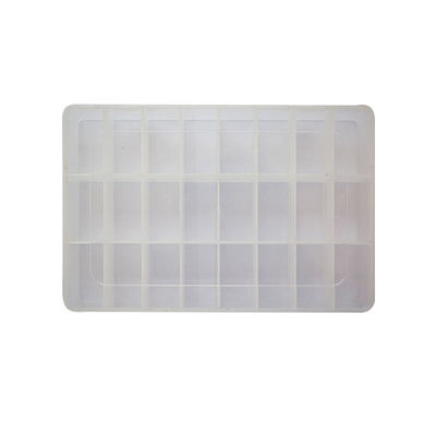 Boîte de séparation transparente en plastique de produit de moulage par injection de pp