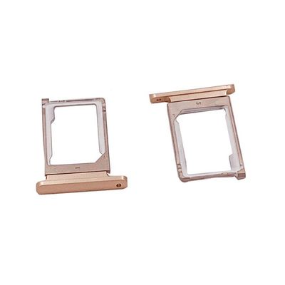 Fente pour carte SIM d'acier inoxydable de métallurgie des poudres de cuivre de support de carte SIM adaptée aux besoins du client