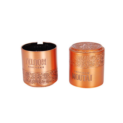 Moulage sous pression de capsule de parfum de traitement de surface d'anodisation d'alliage de zinc