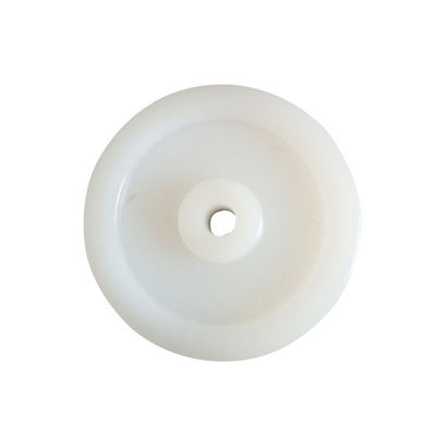 le traitement en plastique de moulage par injection de 0.01mm des roulettes de direction en nylon blanches légères bifurquent des roues