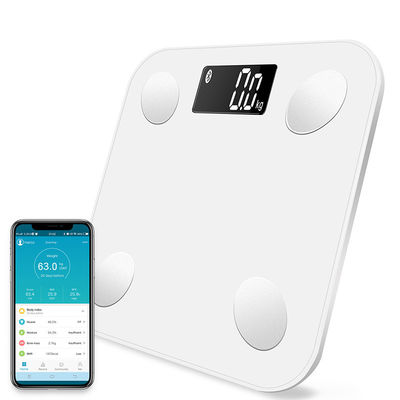 Échelle électronique adaptée aux besoins du client de poids de corps de Bluetooth d'échelle de graisse du corps de ménage d'ABS de moulage par injection