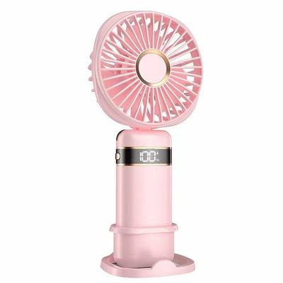 Vent silencieux en plastique USB de bureau rechargeable Mini Handheld Fan de moulage par injection d'ÉTAPE fort