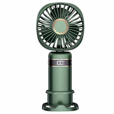Vent silencieux en plastique USB de bureau rechargeable Mini Handheld Fan de moulage par injection d'ÉTAPE fort