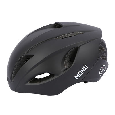 Casque de sécurité par injection de moulage de montagne de route des hommes de plastique rouges de bicyclette avec la luminescence de remplissage de lampe de queue