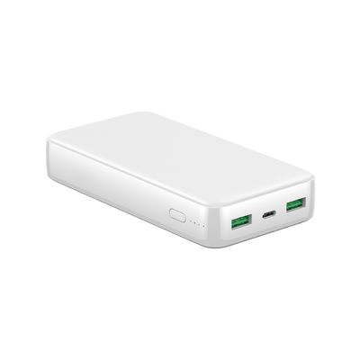 alimentation d'énergie mobile de remplissage rapide en plastique de milliampère de la banque 20000mah de moulage par injection 50K