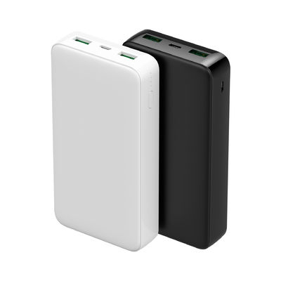 alimentation d'énergie mobile de remplissage rapide en plastique de milliampère de la banque 20000mah de moulage par injection 50K