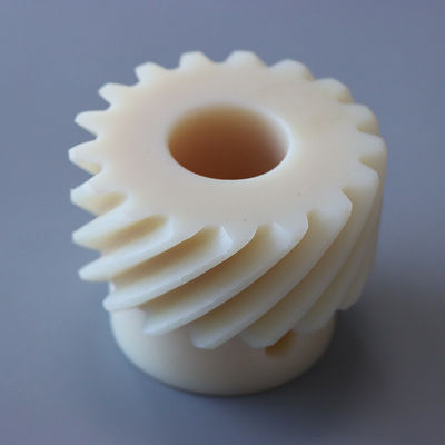 Engrenage de transmission industriel par injection de vitesse en nylon antiusure en plastique faite sur commande de moulage
