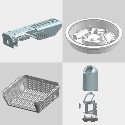 moulage par injection en plastique de précision de 0.01mm d'ABS Shell