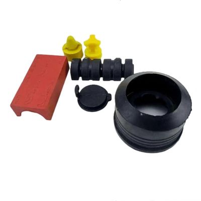 Traitement anti-collision industriel de produit de bloc de protection en caoutchouc d'absorption des chocs