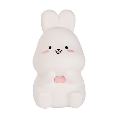 1,2738 lampe de tapotement de nuit par injection de moulage de lapin de chambre à coucher en plastique de silicone