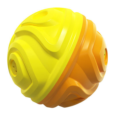 Le chien en plastique de moulage par injection de produit d'animal familier joue les boules de meulage de dents
