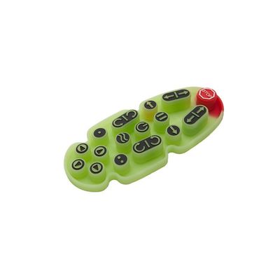 Pièces en plastique de moulage par injection de clavier de silicone polissant la finition