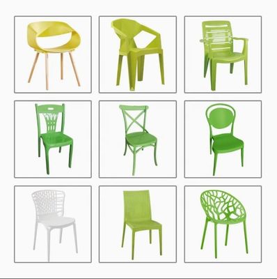 Chaise ergonomique en plastique PIM en forme de coquille Chaise ménagère à dos en forme d'injection personnalisée