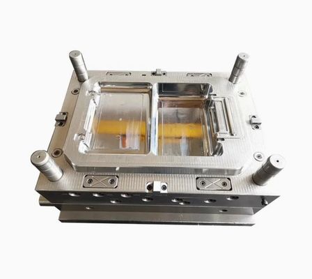 Forme de boîte pour résine Plastic personnalisé de stockage d'outils d'empilement de stockage transparent de moulage par injection